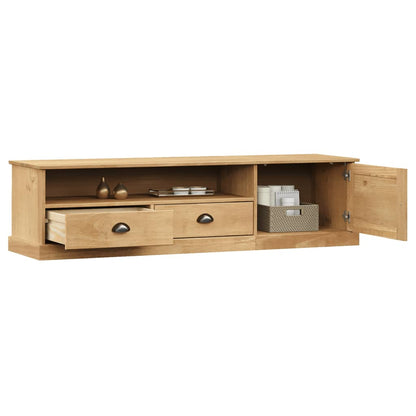 Tv-Meubel Vigo 56X40X40 Cm Massief Grenenhout Bruin