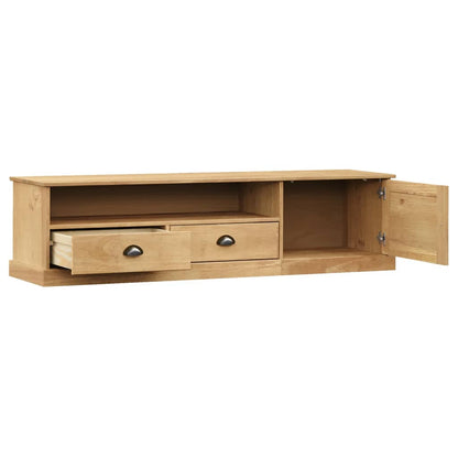 Tv-Meubel Vigo 56X40X40 Cm Massief Grenenhout Bruin