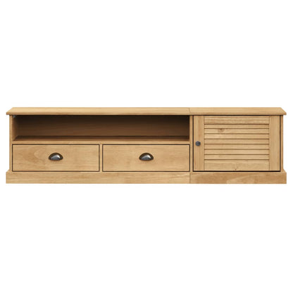 Tv-Meubel Vigo 56X40X40 Cm Massief Grenenhout Bruin