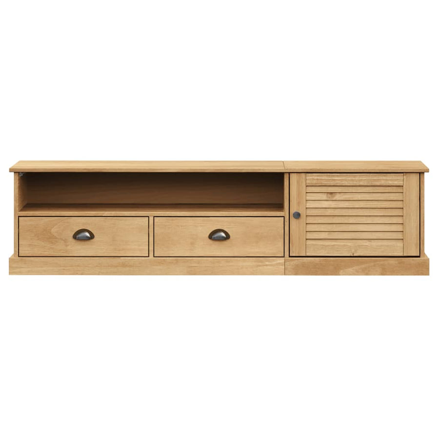 Tv-Meubel Vigo 56X40X40 Cm Massief Grenenhout Bruin