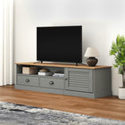 Tv-Meubel Vigo 56X40X40 Cm Massief Grenenhout Grijs