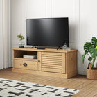 Tv-Meubel Vigo 06X40X40 Cm Massief Grenenhout Bruin