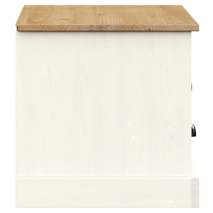Tv-meubel VIGO 106x40x40 cm massief grenenhout wit