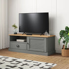 Tv-Meubel Vigo 06X40X40 Cm Massief Grenenhout Grijs