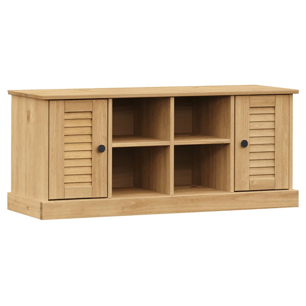 Schoenenbank Vigo 106X35X45 Cm Massief Grenenhout Bruin
