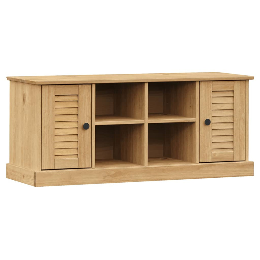 Schoenenbank Vigo 106X35X45 Cm Massief Grenenhout Bruin