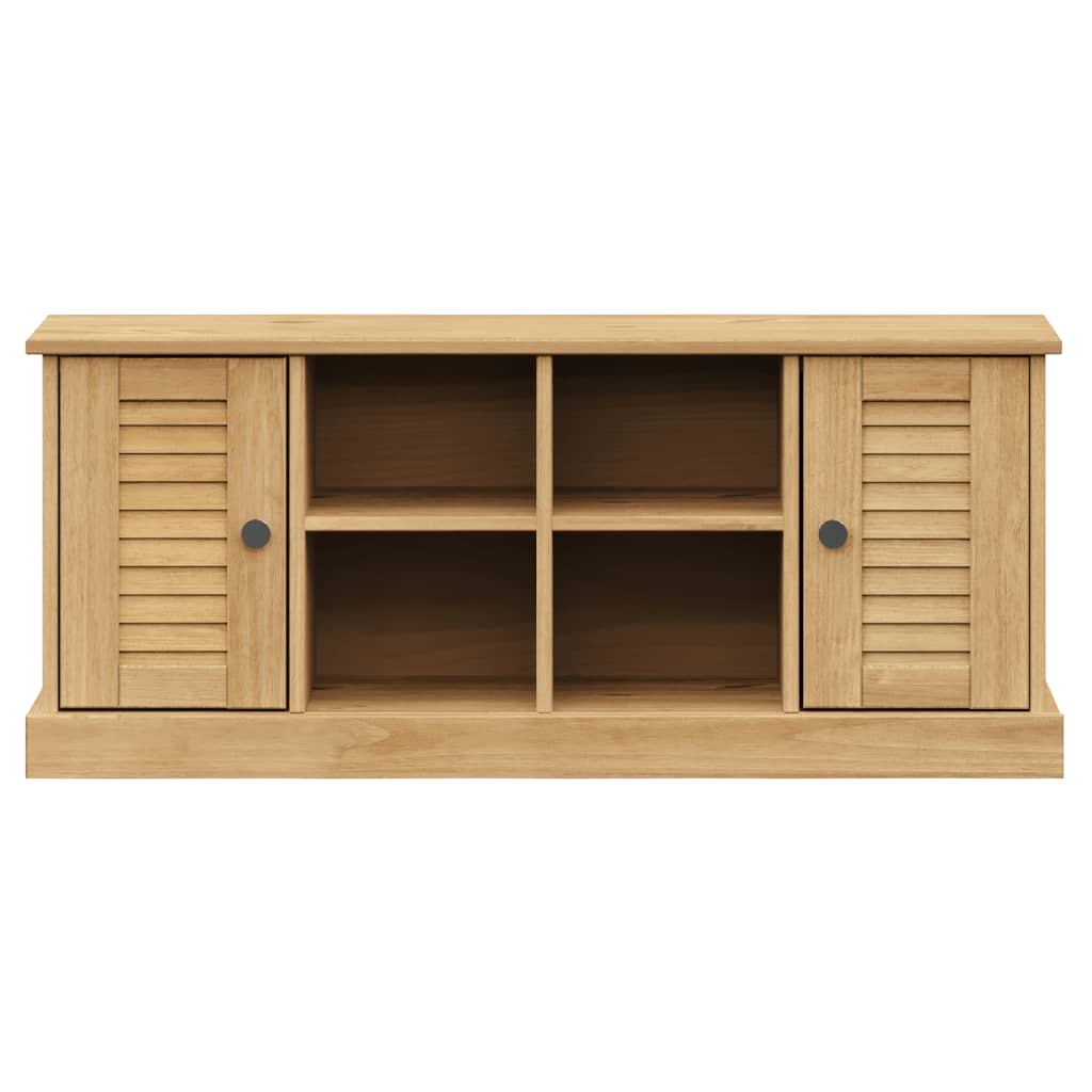 Schoenenbank Vigo 106X35X45 Cm Massief Grenenhout Bruin