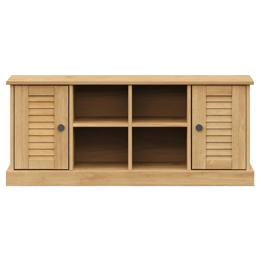 Schoenenbank Vigo 106X35X45 Cm Massief Grenenhout Bruin