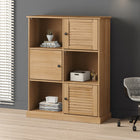 Bookcase VIGO 90x35x114.5 cm solid pine wood