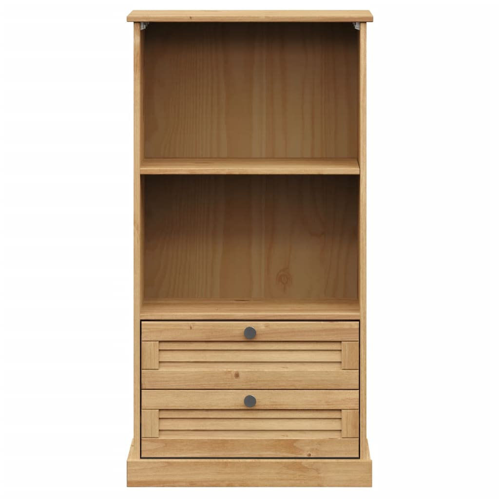 Boekenkast Vigo 60X35X114,5 Cm Massief Grenenhout