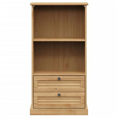 Boekenkast Vigo 60X35X114,5 Cm Massief Grenenhout