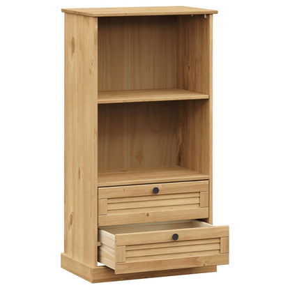 Boekenkast Vigo 60X35X114,5 Cm Massief Grenenhout