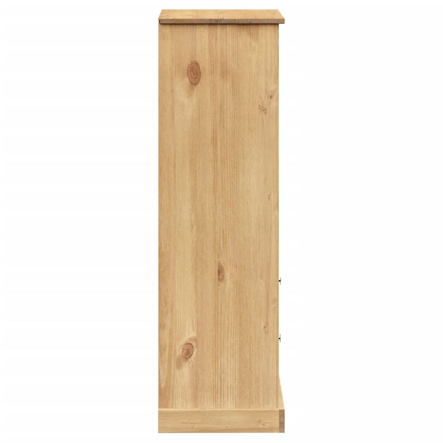 Boekenkast Vigo 60X35X114,5 Cm Massief Grenenhout