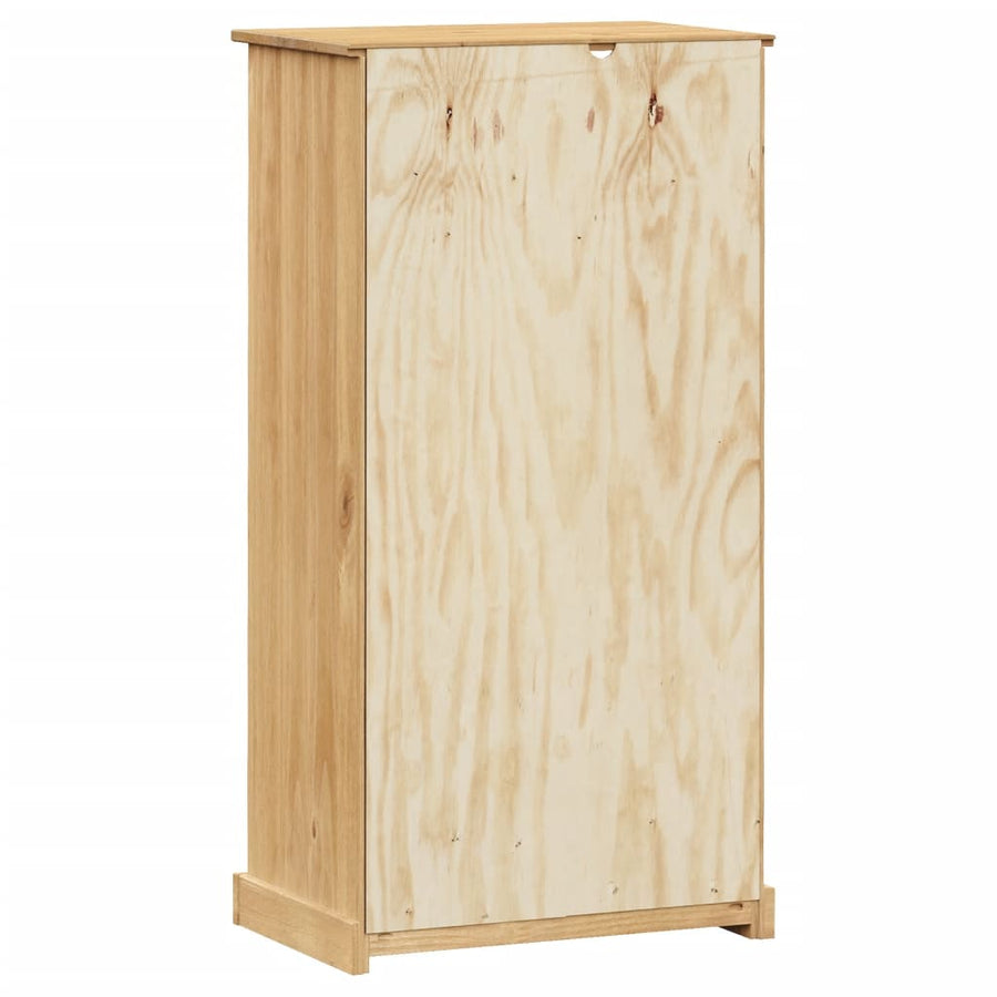 Boekenkast Vigo 60X35X114,5 Cm Massief Grenenhout