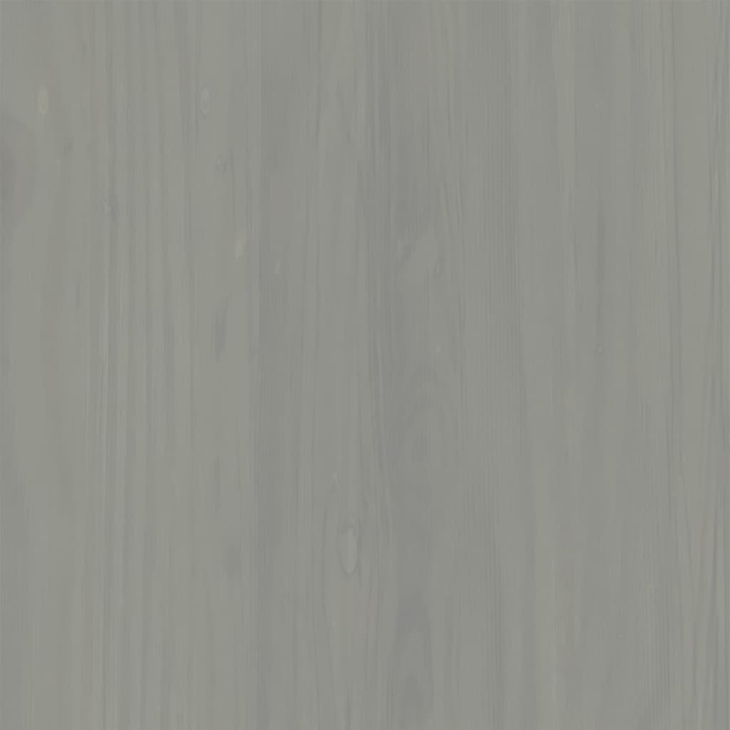 Dressoir Met Lades Vigo 113X40X75 Cm Massief Grenenhout Grijs