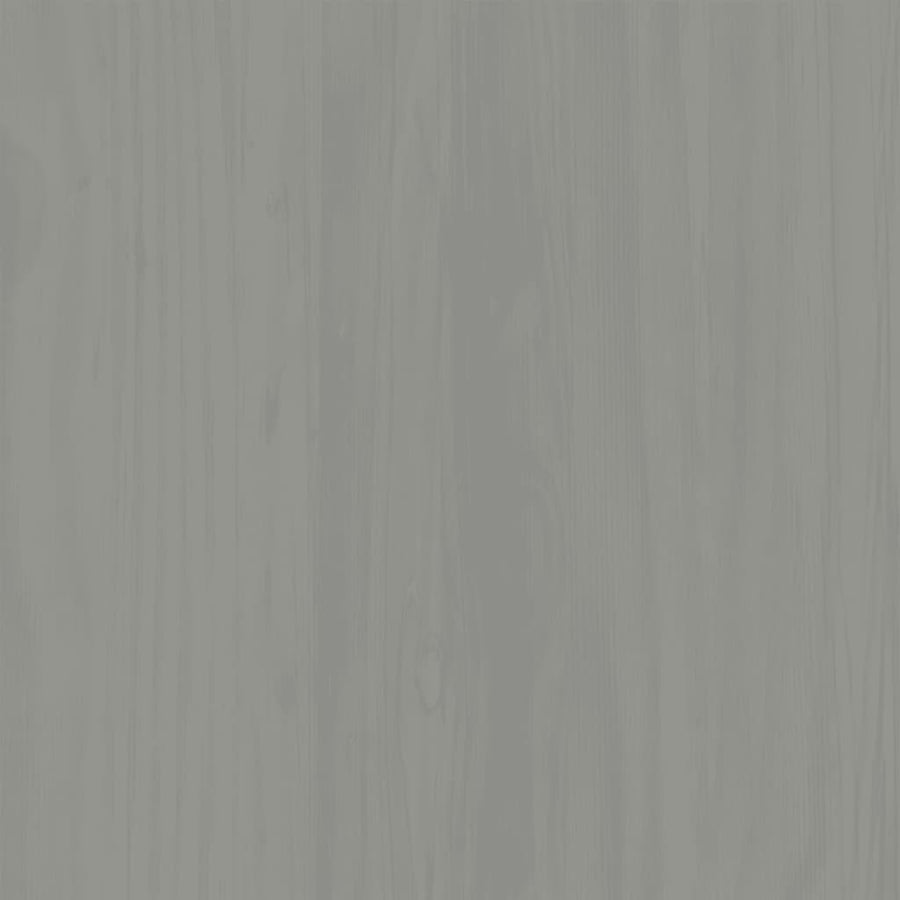 Vitrinekast Vigo 85X35X170 Cm Massief Grenenhout Grijs