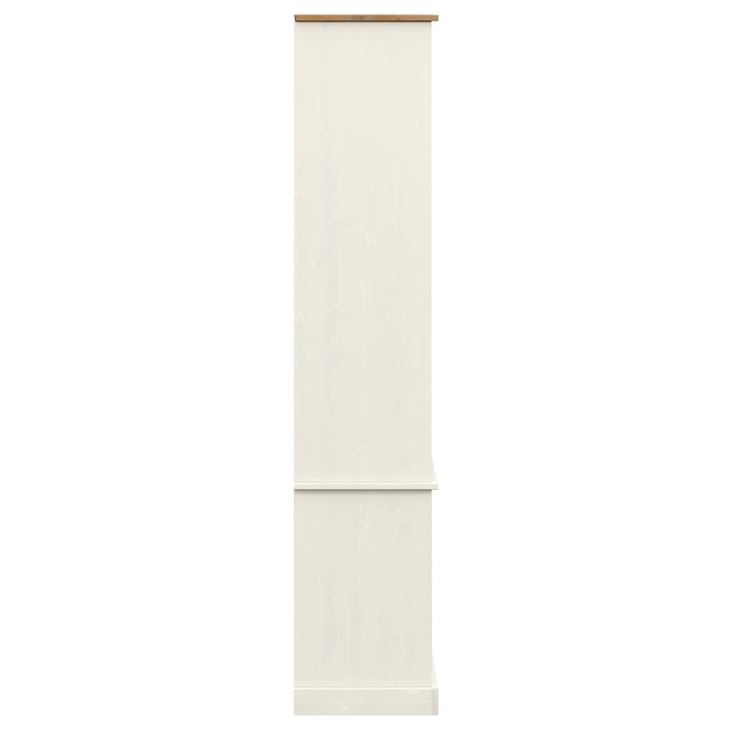 Boekenkast Vigo 85X35X170 Cm Massief Grenenhout Wit