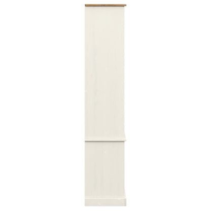 Boekenkast Vigo 85X35X170 Cm Massief Grenenhout Wit