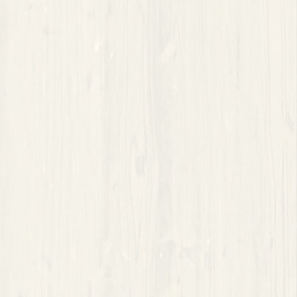 Dressoir Met Lades Vigo 78X40X75 Cm Massief Grenenhout Wit