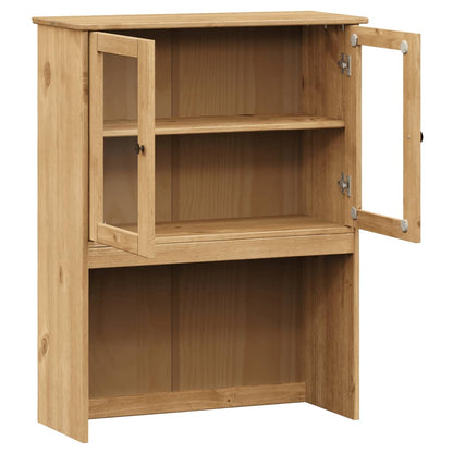 Opzetkast Vigo 78X30X100 Cm Massief Grenenhout Bruin