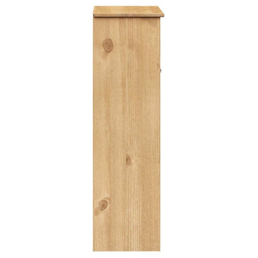 Opzetkast Vigo 78X30X100 Cm Massief Grenenhout Bruin