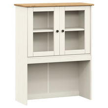 Opzetkast Vigo 78X30X100 Cm Massief Grenenhout Wit