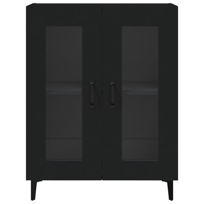 Dressoir 69,5X34X90 Cm Bewerkt Hout Zwart