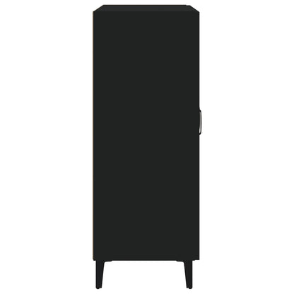Dressoir 69,5X34X90 Cm Bewerkt Hout Zwart