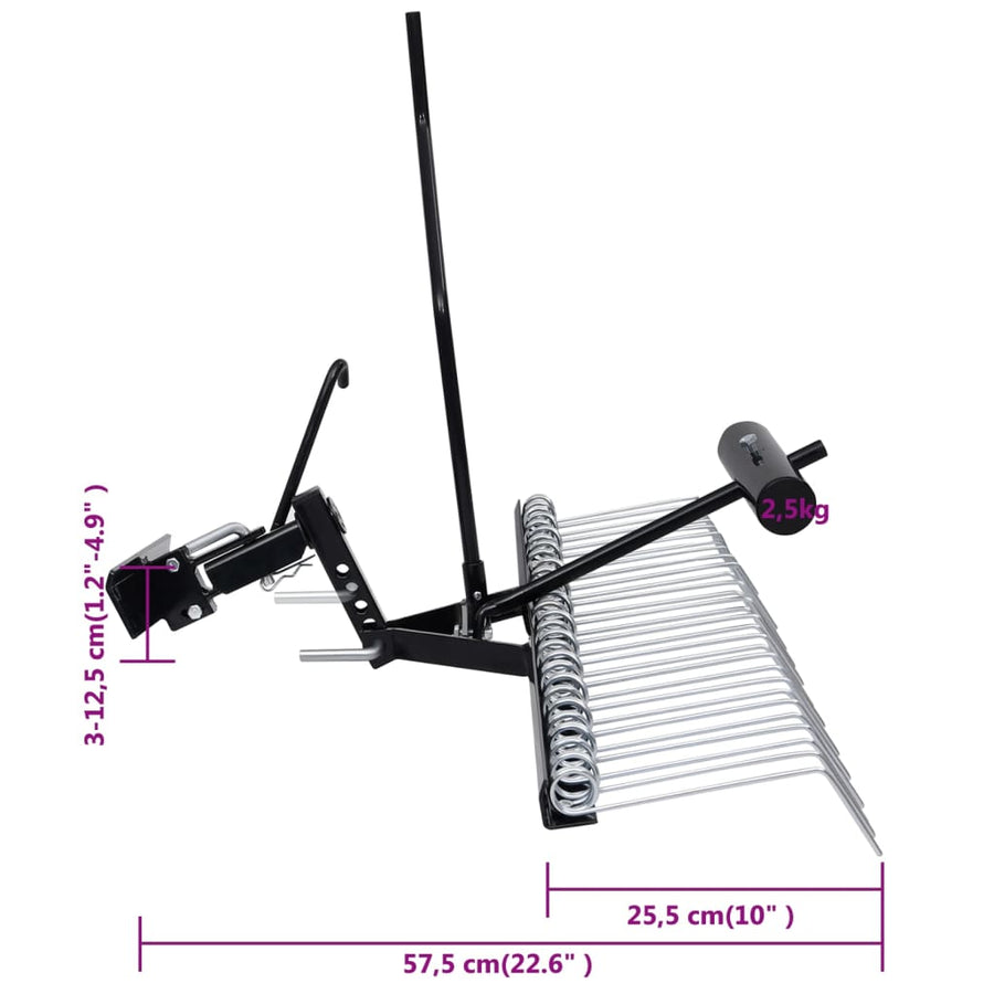 Verticuteerder Voor Zitmaaier 109 Cm