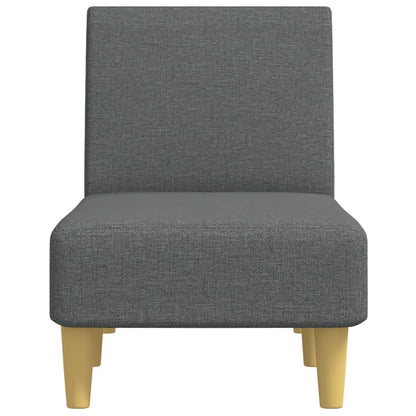 Chaise Longue Stof Donkergrijs
