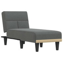 Chaise Longue Stof Donkergrijs