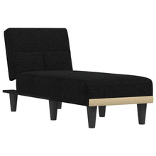 Chaise Longue Stof Zwart