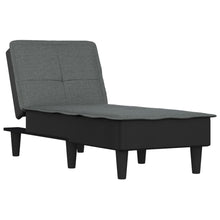 Chaise Longue Stof Donkergrijs