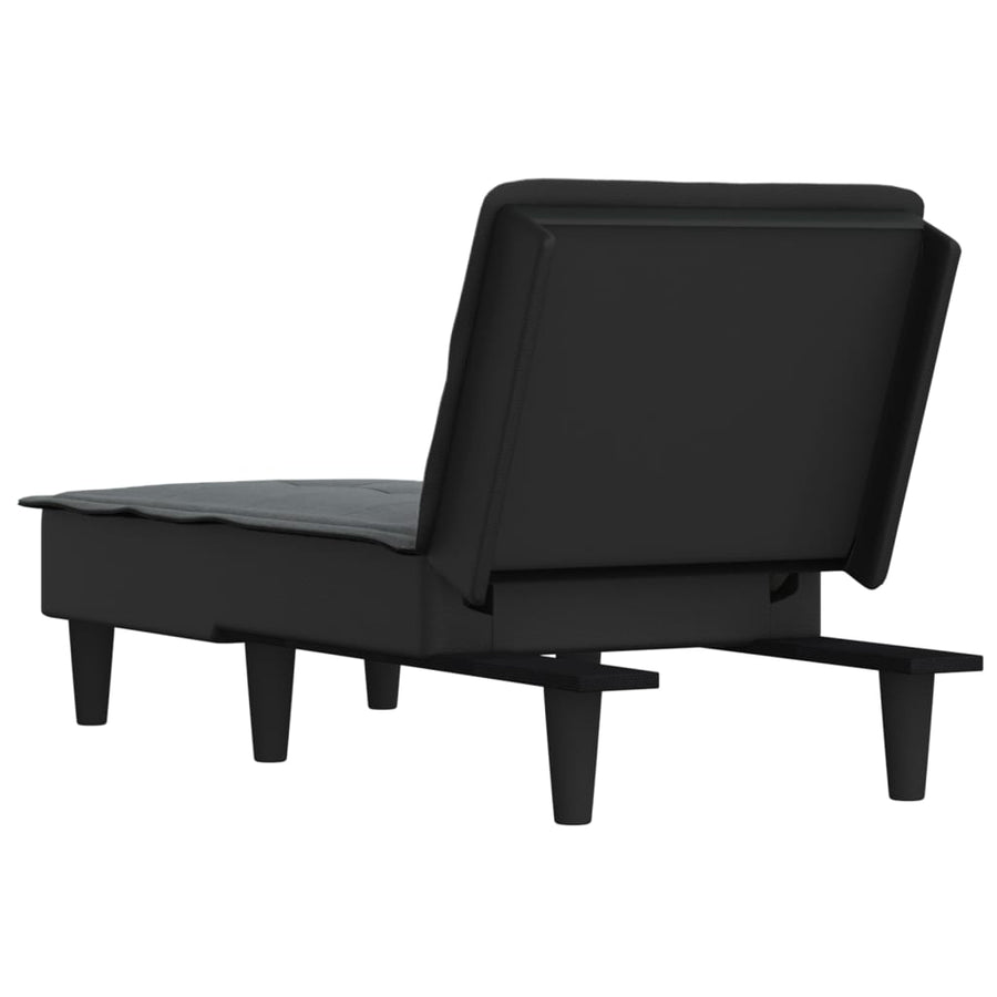 Chaise Longue Stof Donkergrijs