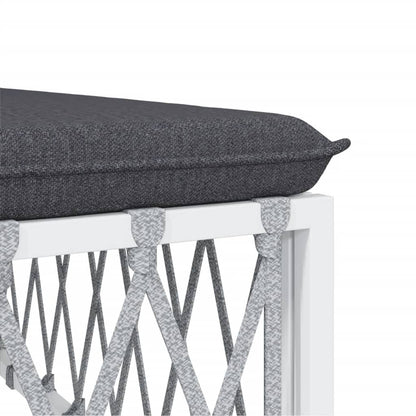 6-Delige Loungeset Met Kussens Staal 1