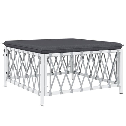 4-Delige Loungeset Met Kussens Staal 1