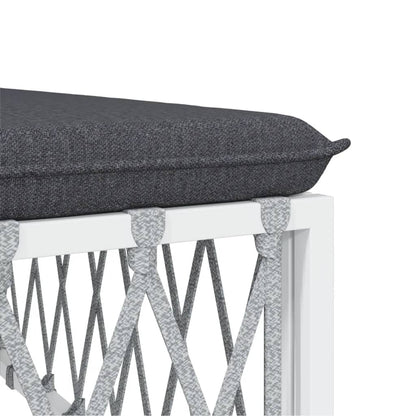 4-Delige Loungeset Met Kussens Staal 1