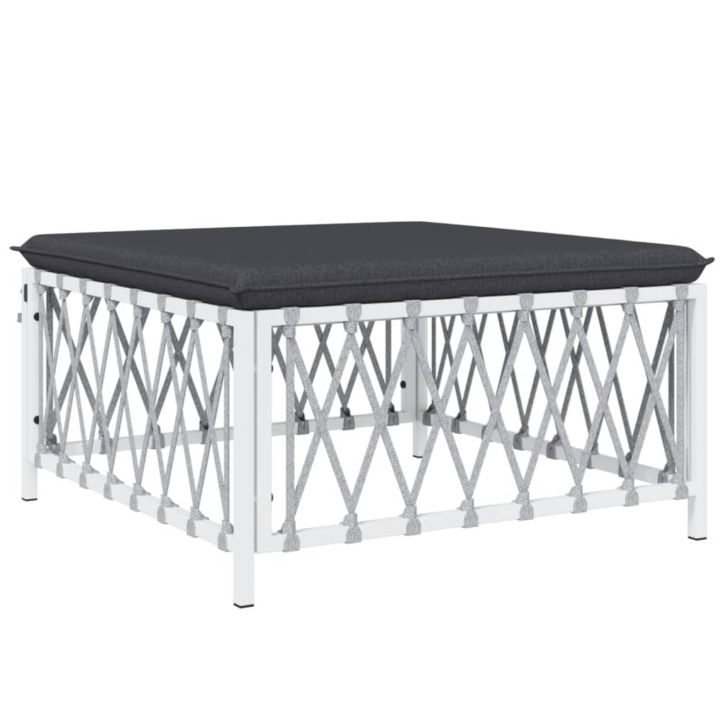 7-Delige Loungeset Met Kussens Staal 1
