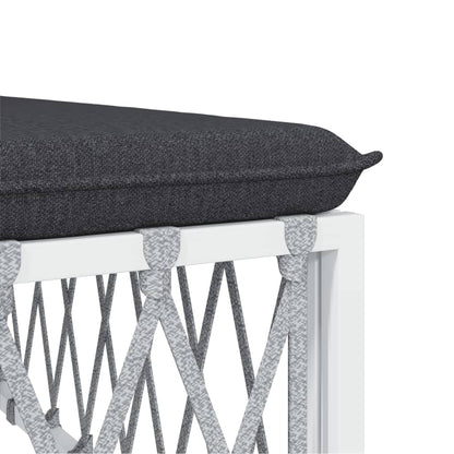 7-Delige Loungeset Met Kussens Staal 1