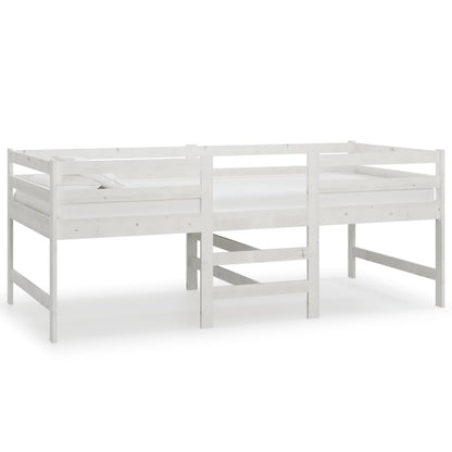 Bedframe Massief Grenenhout Wit