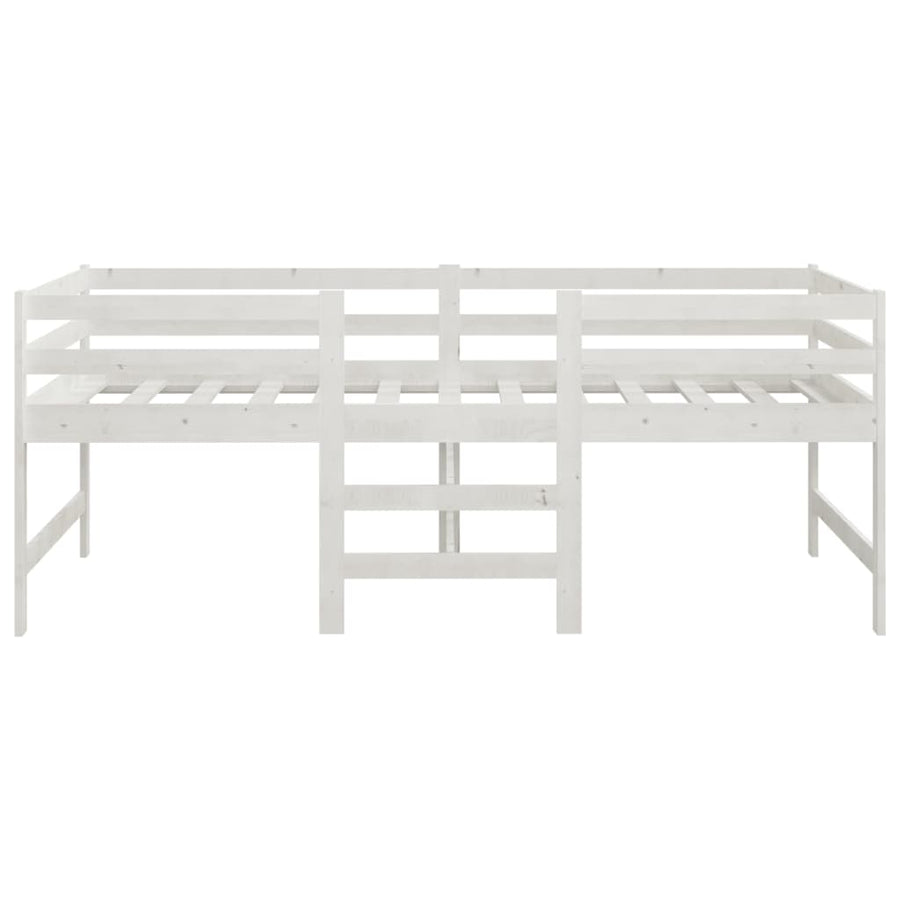 Bedframe Massief Grenenhout Wit