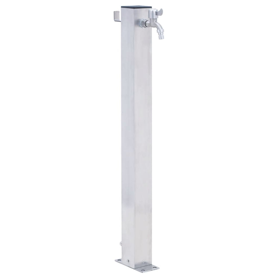 Waterzuil Roestvrij Staal 40 cm Vierkant