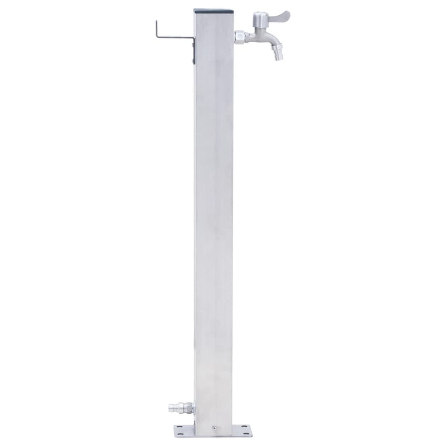 Waterzuil Roestvrij Staal 40 cm Vierkant