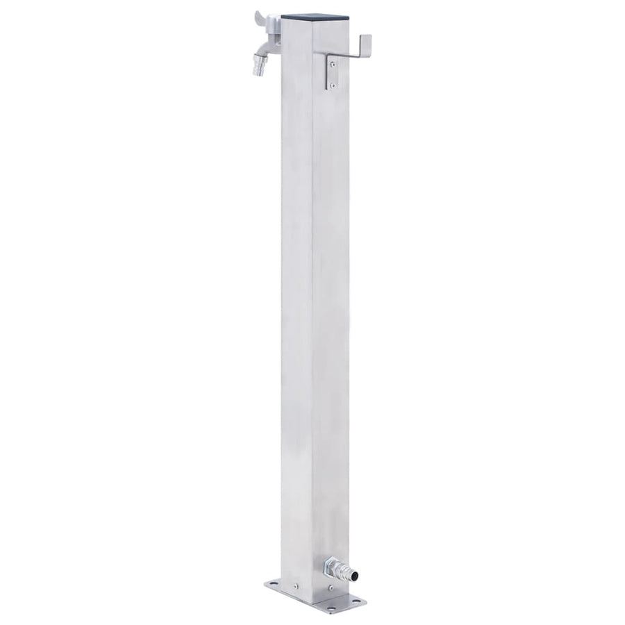 Waterzuil Roestvrij Staal 40 cm Vierkant