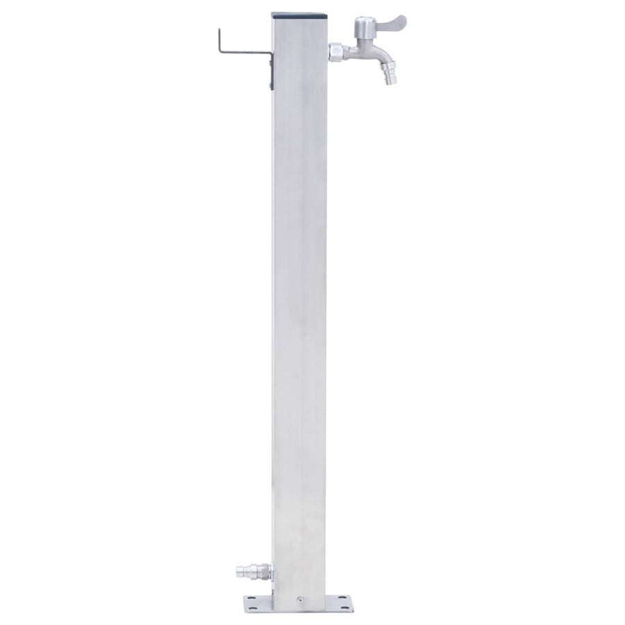 Waterzuil Roestvrij Staal 60 cm Vierkant