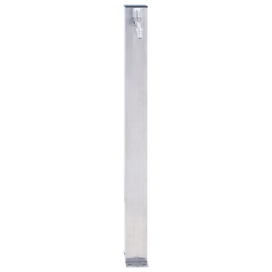 Waterzuil Roestvrij Staal 80 cm Vierkant
