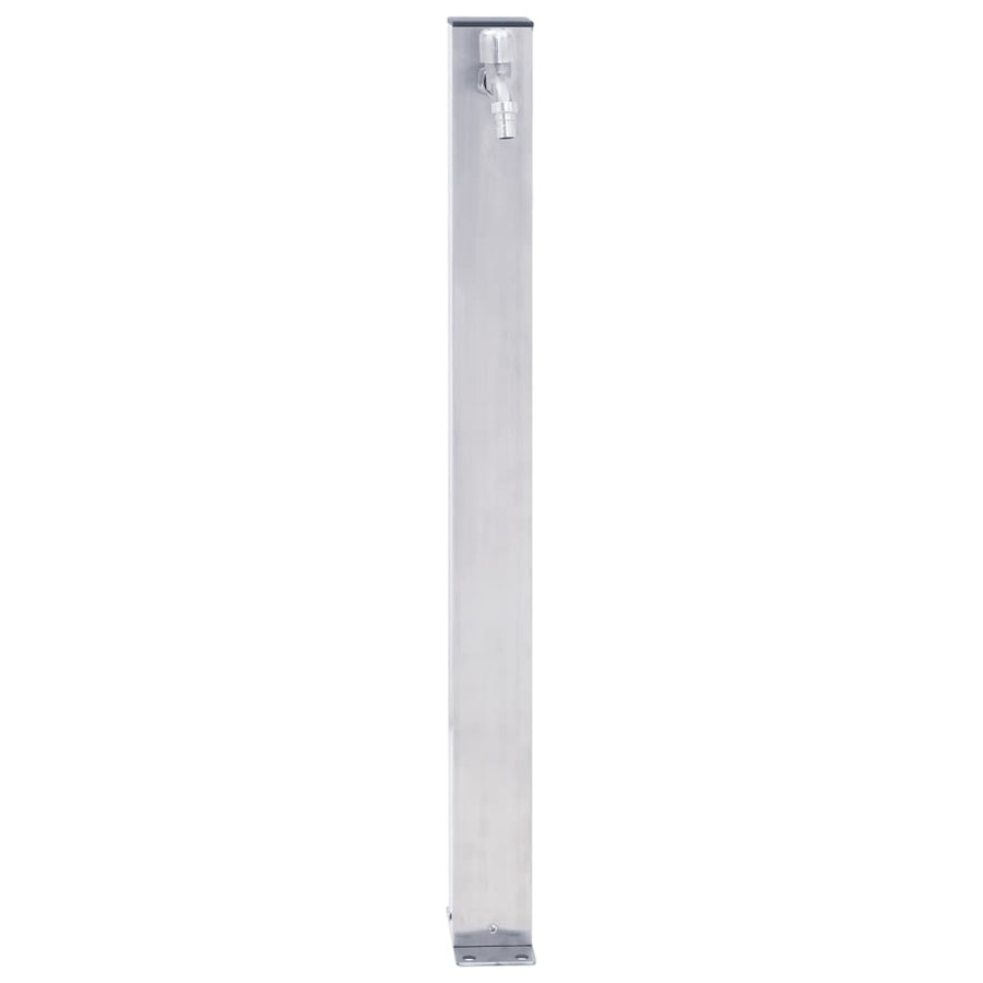 Waterzuil Roestvrij Staal 100 cm Vierkant