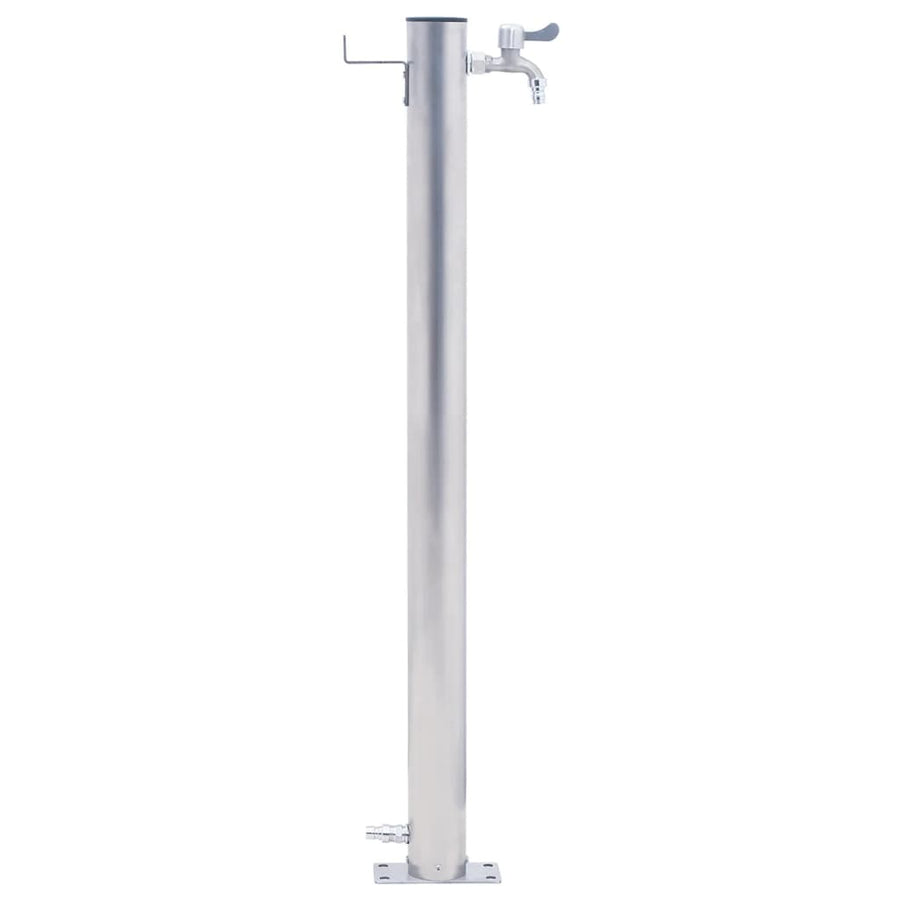 Waterzuil Roestvrij Staal 40 cm Rond