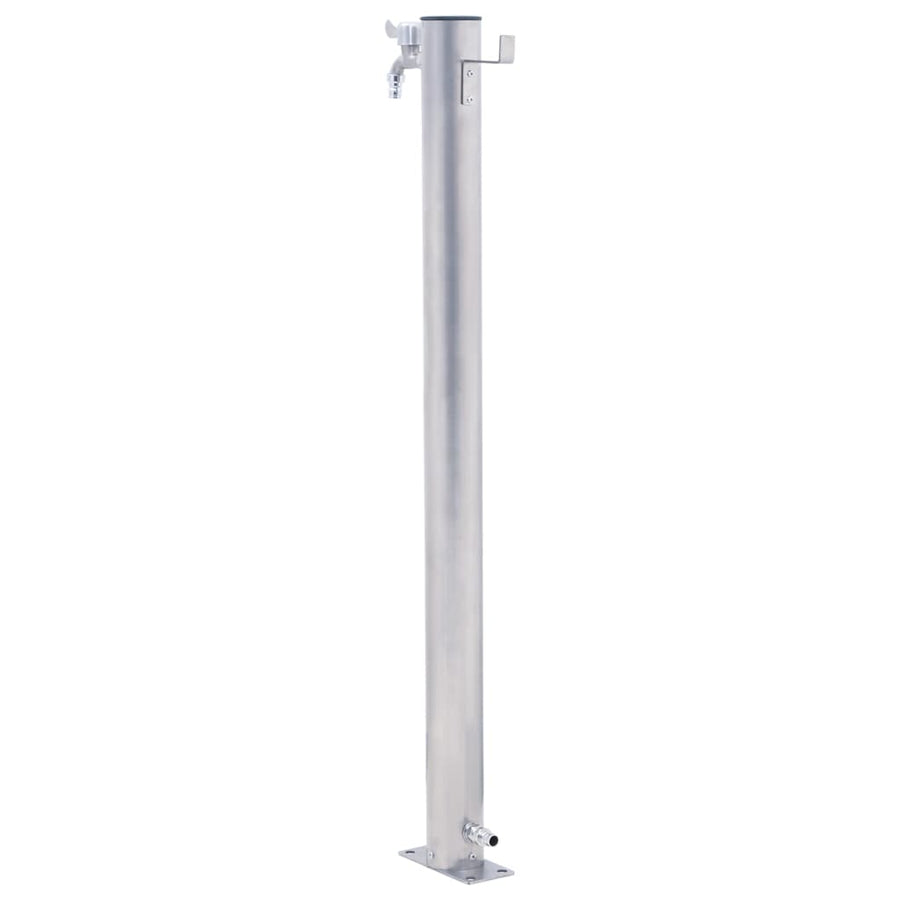 Waterzuil Roestvrij Staal 40 cm Rond