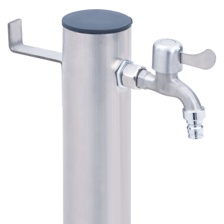 Waterzuil Roestvrij Staal 40 cm Rond